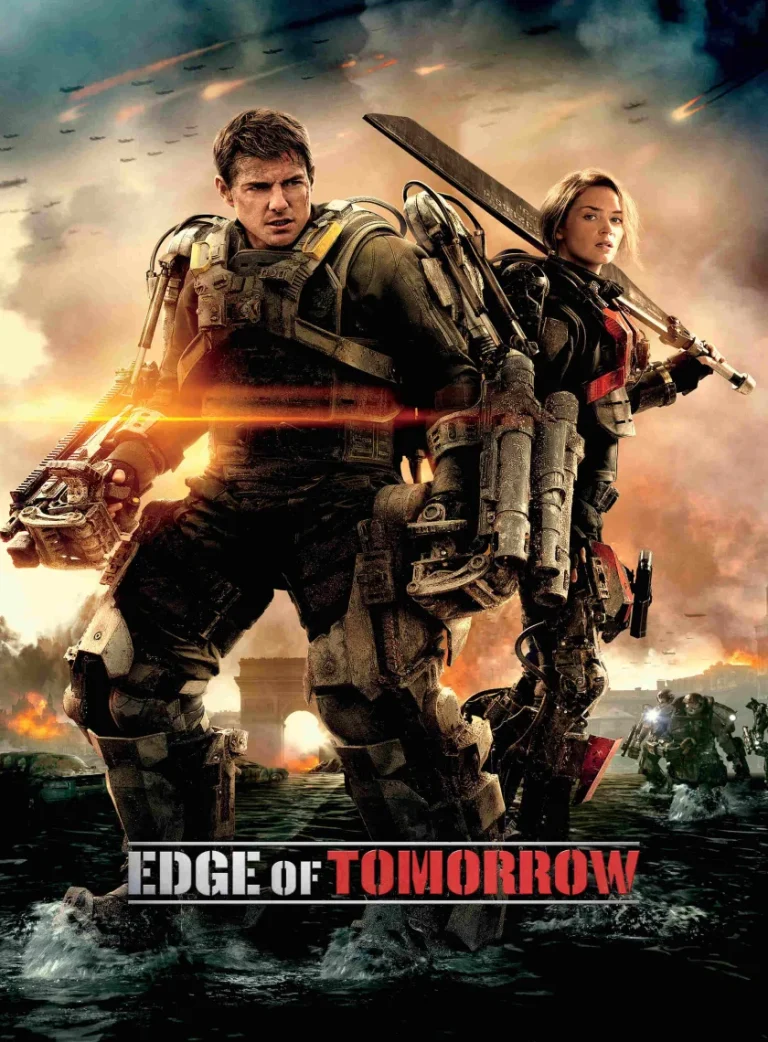 Free Filmyzilla Edge of Tomorrow (2014) (Hindi + English) Dual Audio Hollywood Movie BluRay HD ESub